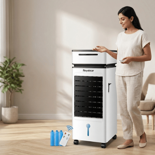 Portable Dual Use Heating Cooling Air Cooler Fan
