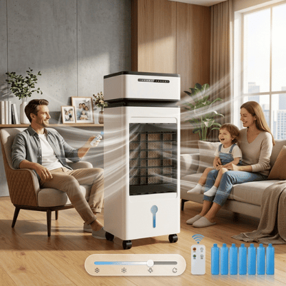 Portable Dual Use Heating Cooling Air Cooler Fan